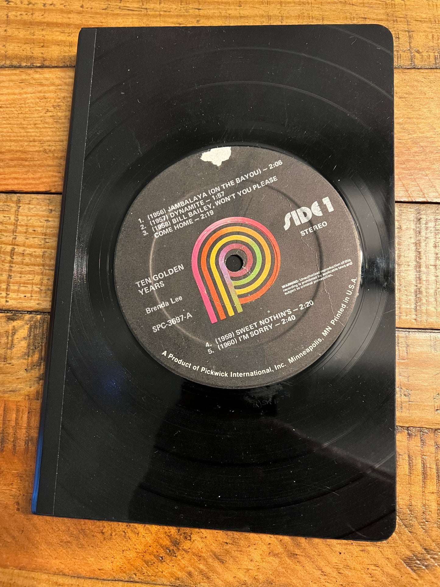 Vintage Record Journals - Crooners, Country & Big Band