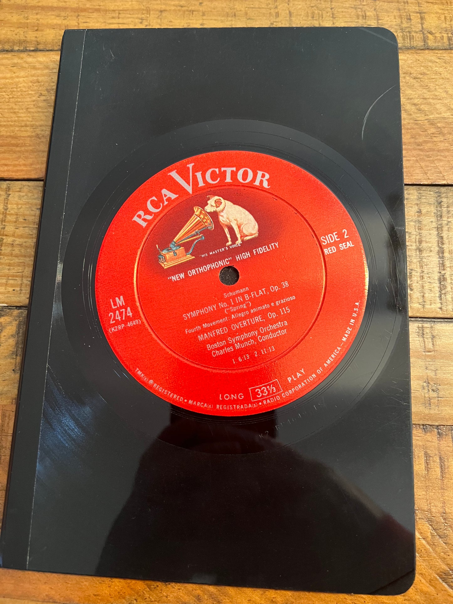 Vintage Record Lined Journals - The Classic Classics