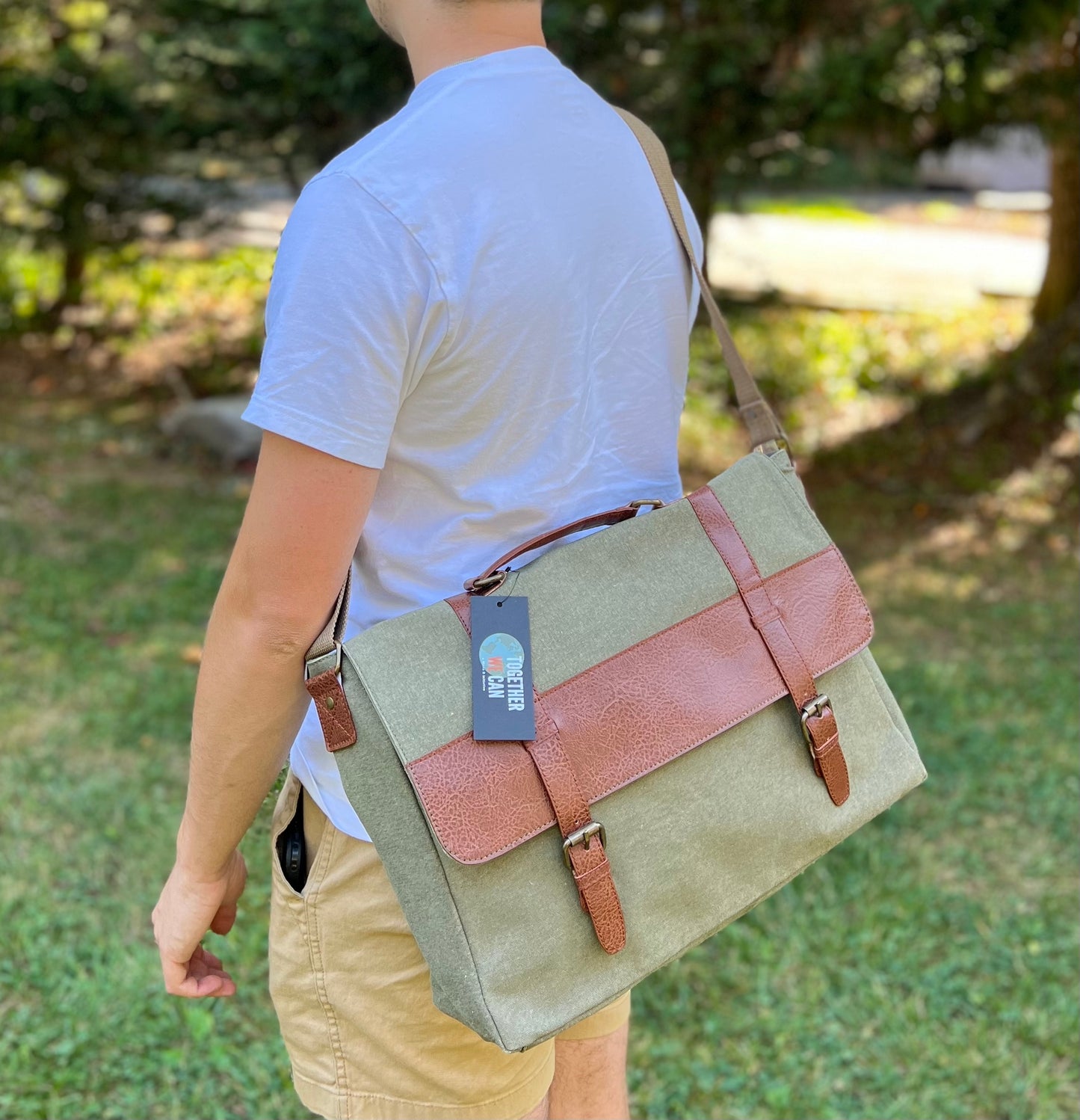 Rugged Moss Messenger bag