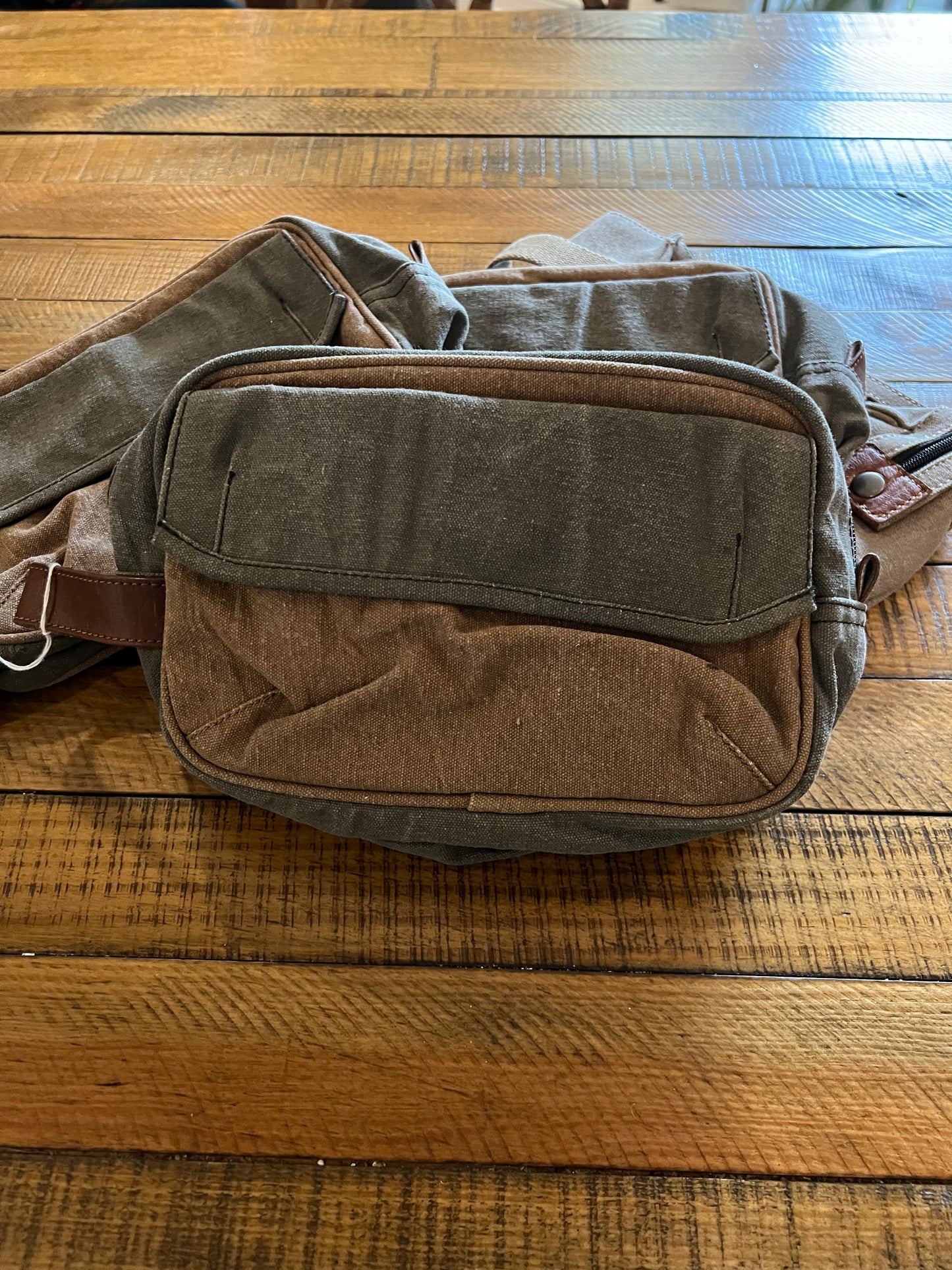 Repurposed Military Tent Canvas Travel Kits
