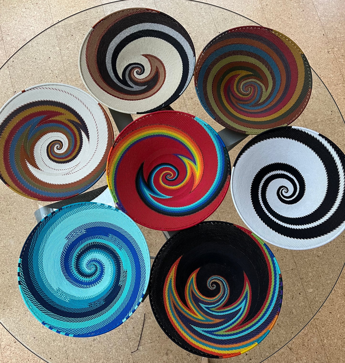 in-jeen-yuhs selection of 12 " telephone wire platters