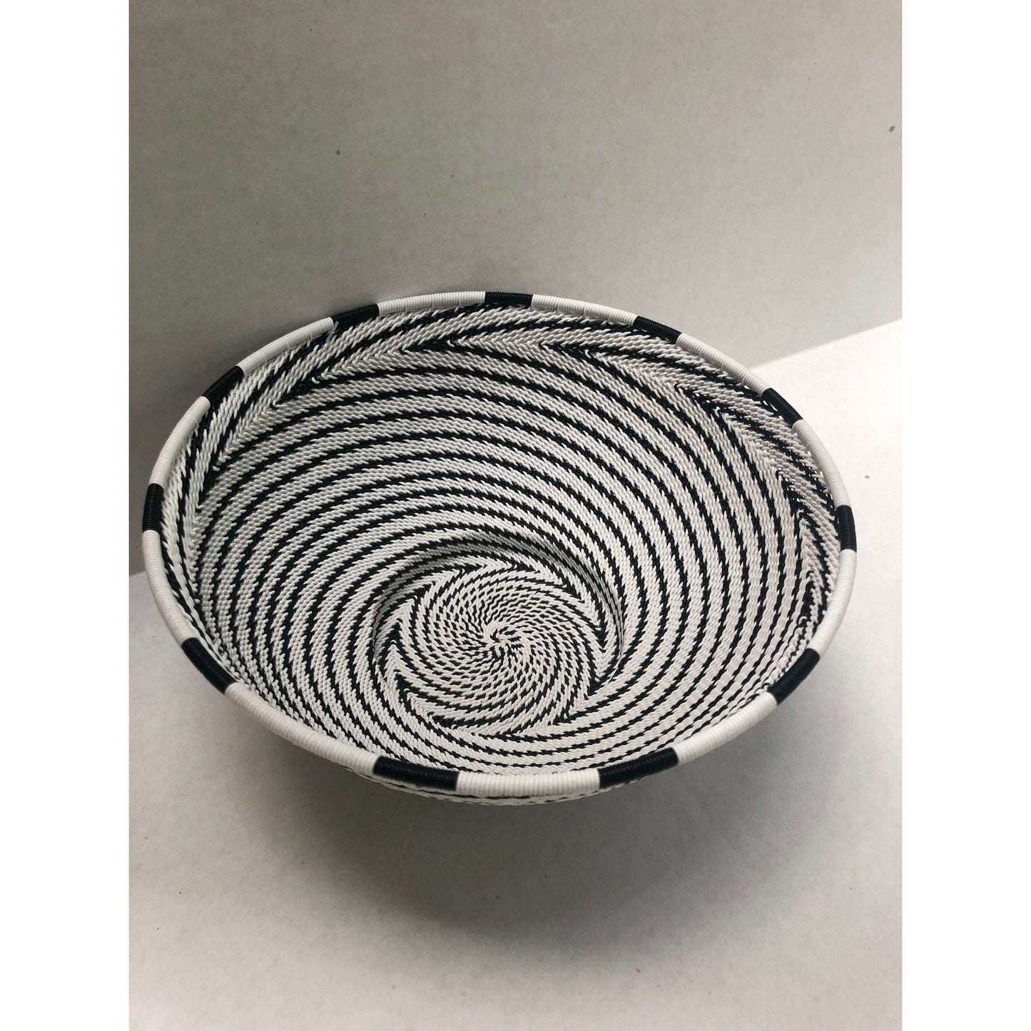 Brilliantly Colorful Telephone Wire Large Bowls