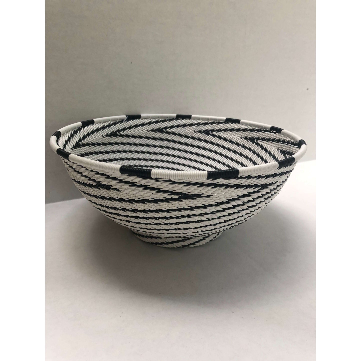 Brilliantly Colorful Telephone Wire Large Bowls