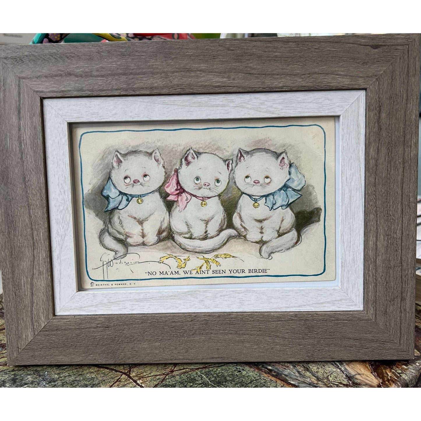 Beautifully Framed Vintage Postcards - Limited Supply
