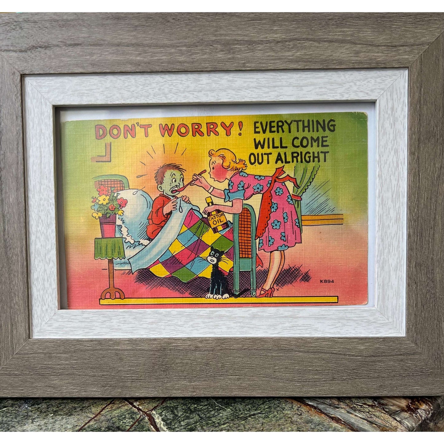Beautifully Framed Vintage Postcards - Limited Supply