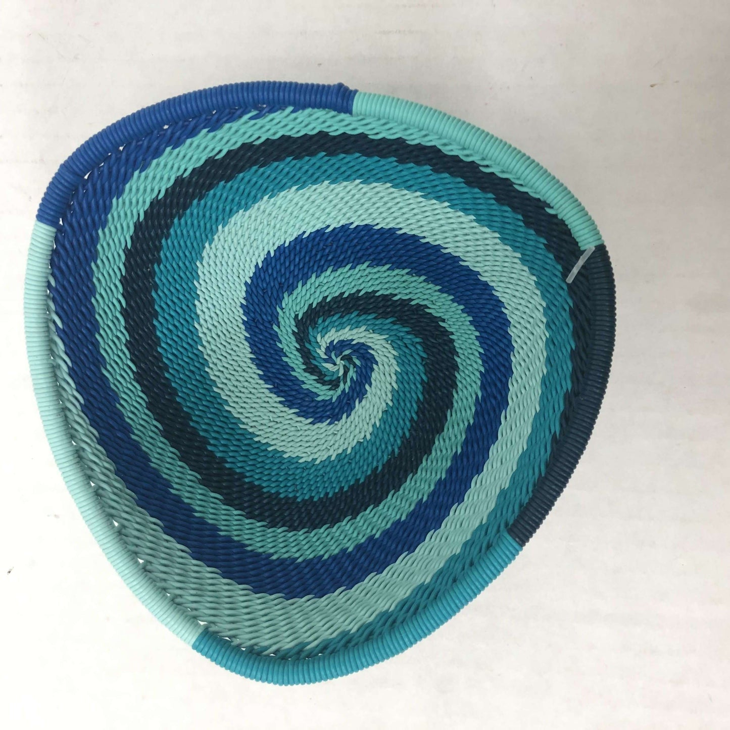 Brilliantly Colorful Telephone Wire Small Round and Triangle Bowls