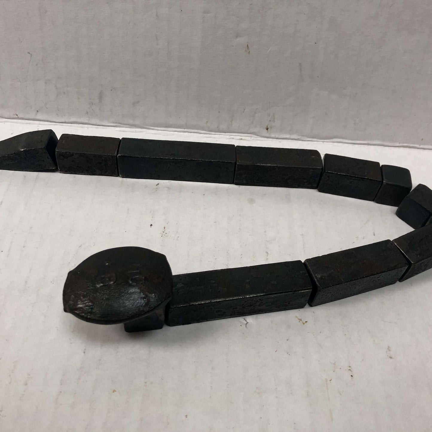 Repurposed Railroad Ties Snake Puzzles