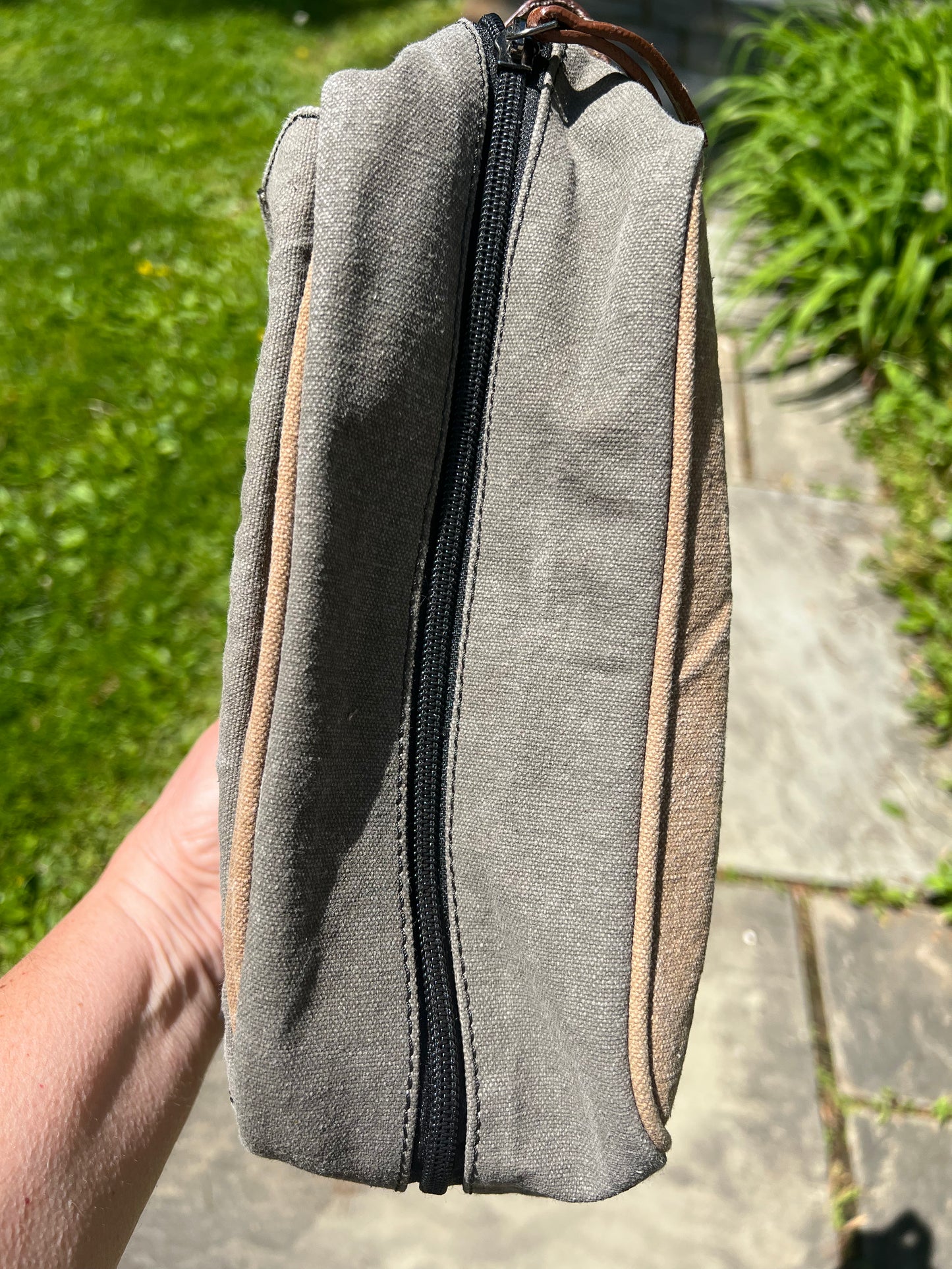 Repurposed Military Tent Canvas Dopp/Travel Kits
