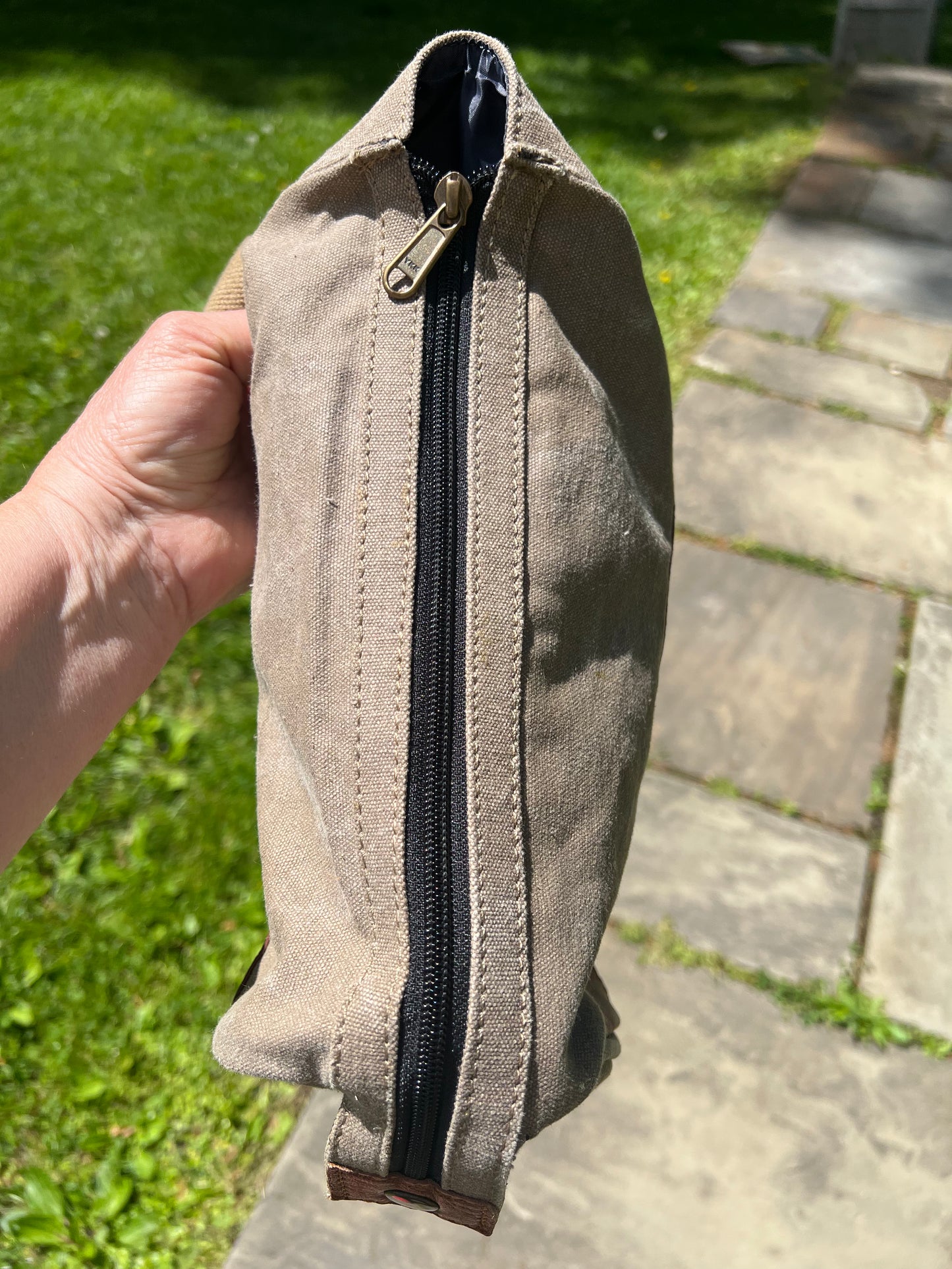 Repurposed Military Tent Canvas Dopp/Travel Kits