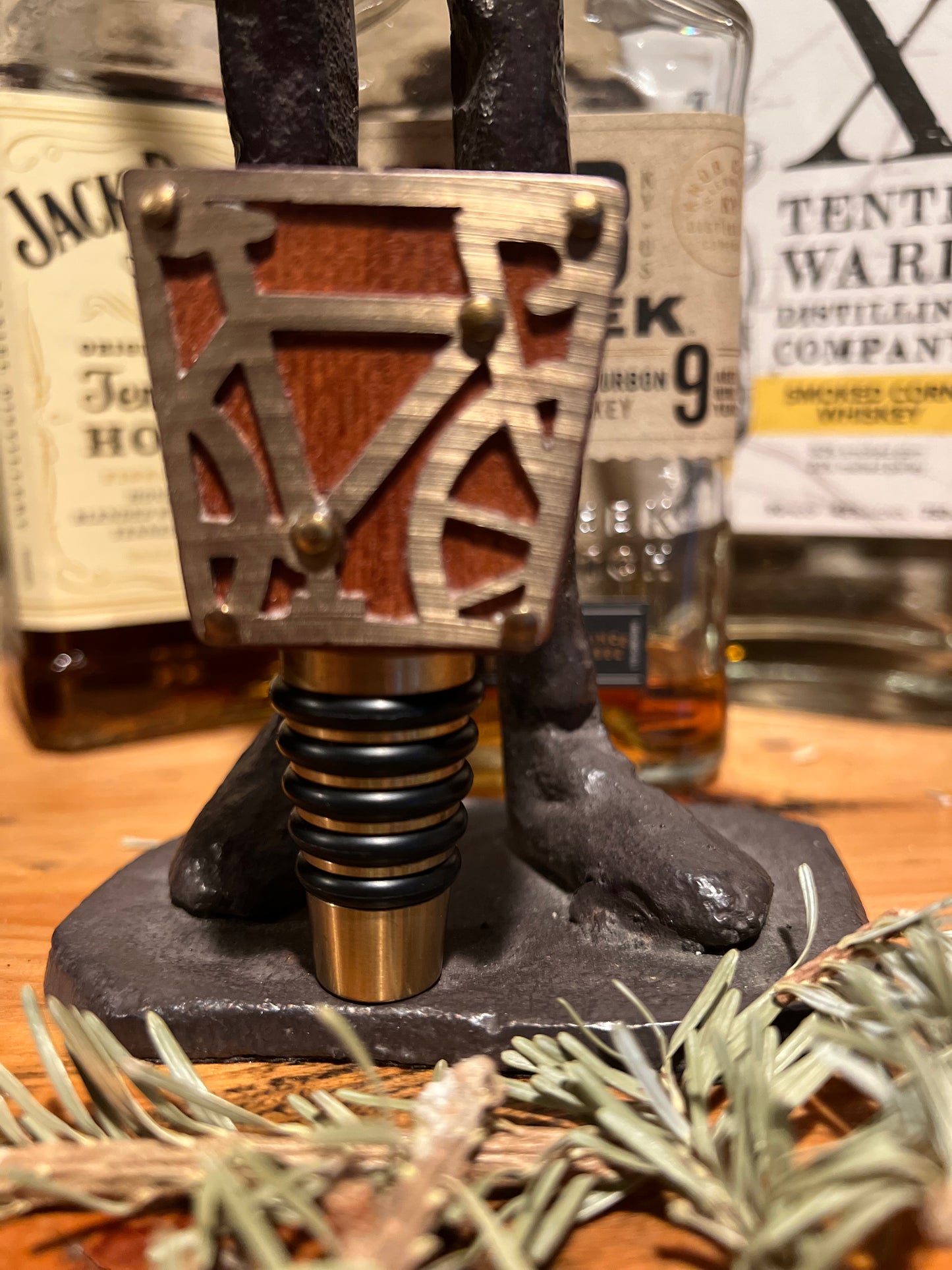 Whimsical Repurposed Whiskey/Wine Stoppers