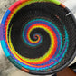 Brilliantly Colorful Telephone Wire Small Round and Triangle Bowls