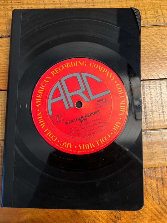 Vintage Record Lined Journals - Blues, Crooners, Jazz & Big Band