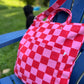 Checkered Commuter Laptop Tote/Messenger Bag