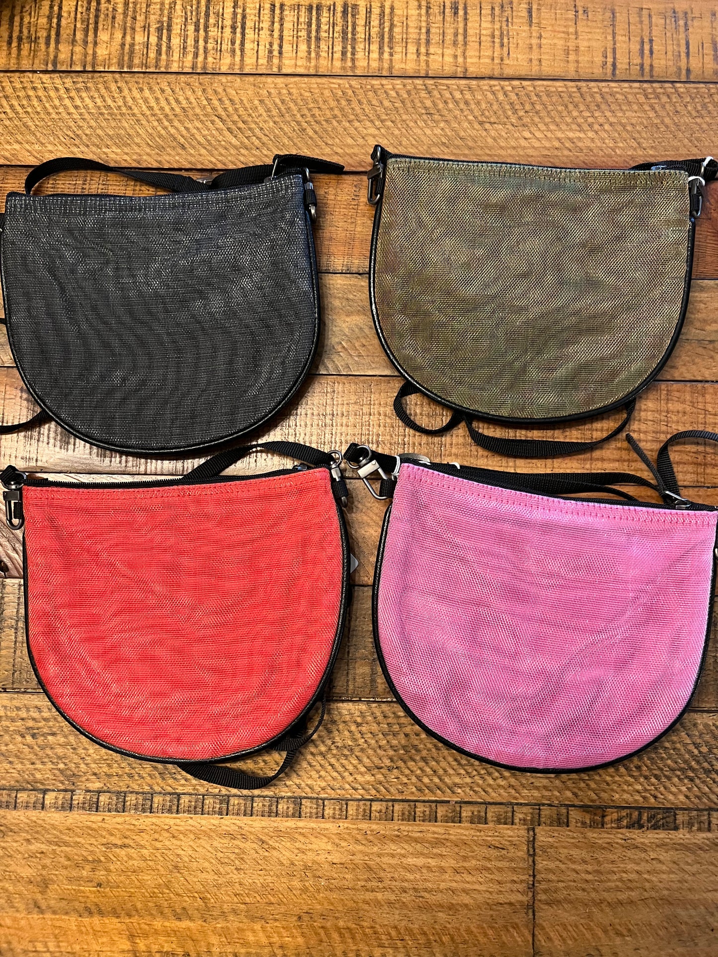 Eclectic Colorful Crossbody Round Bags