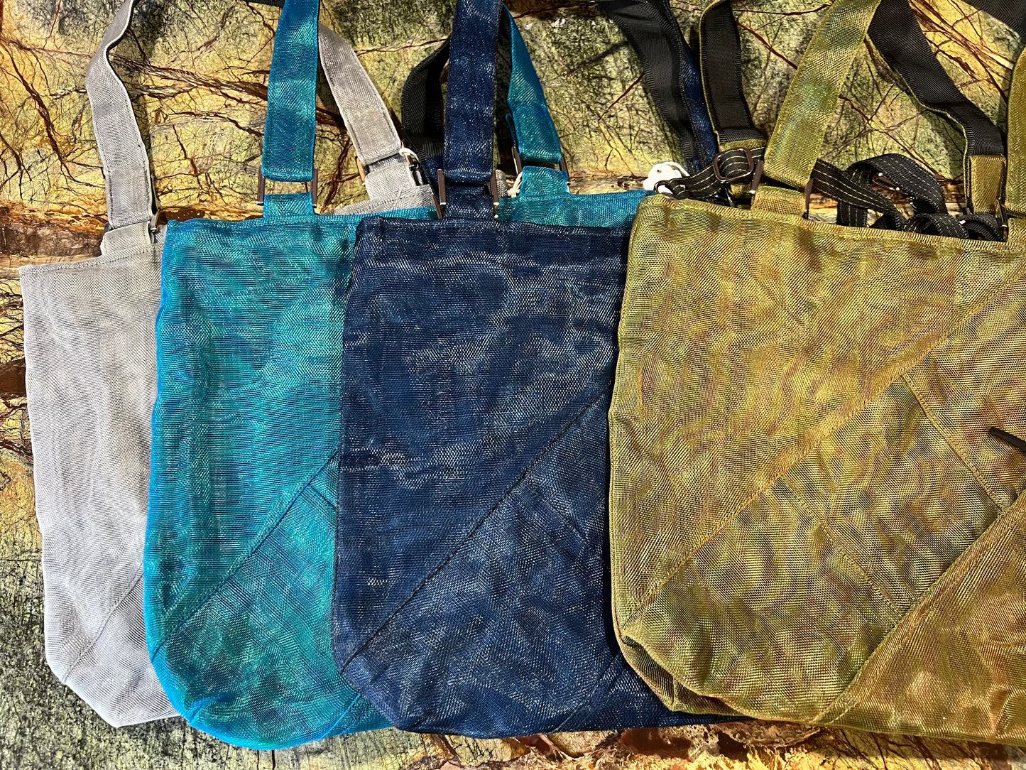 Eclectic Colorful Shoulder Bags with Cross Pocket