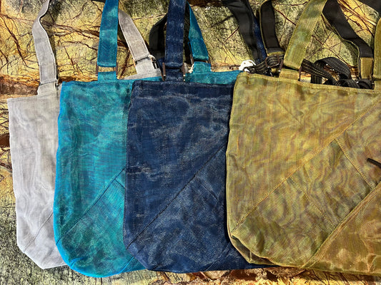 Eclectic Colorful Shoulder Bags with Cross Pocket