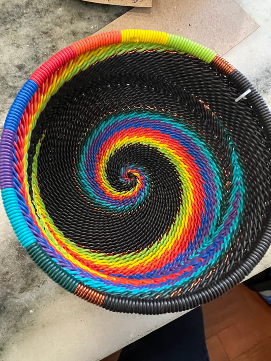 Briliantly Colorful Telephone Wire Extra Small Bowls for Extra Small Items