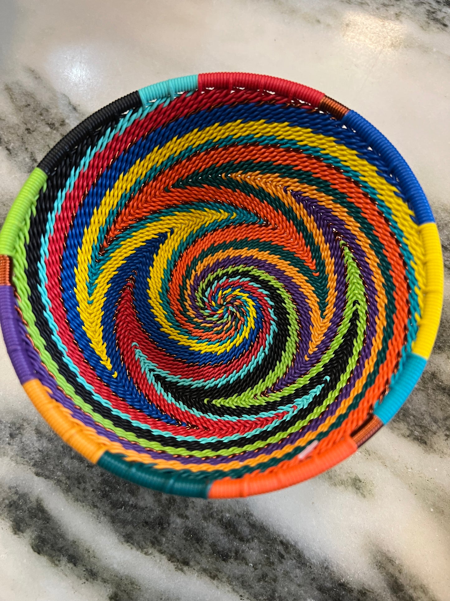 Briliantly Colorful Telephone Wire Extra Small Bowls for Extra Small Items