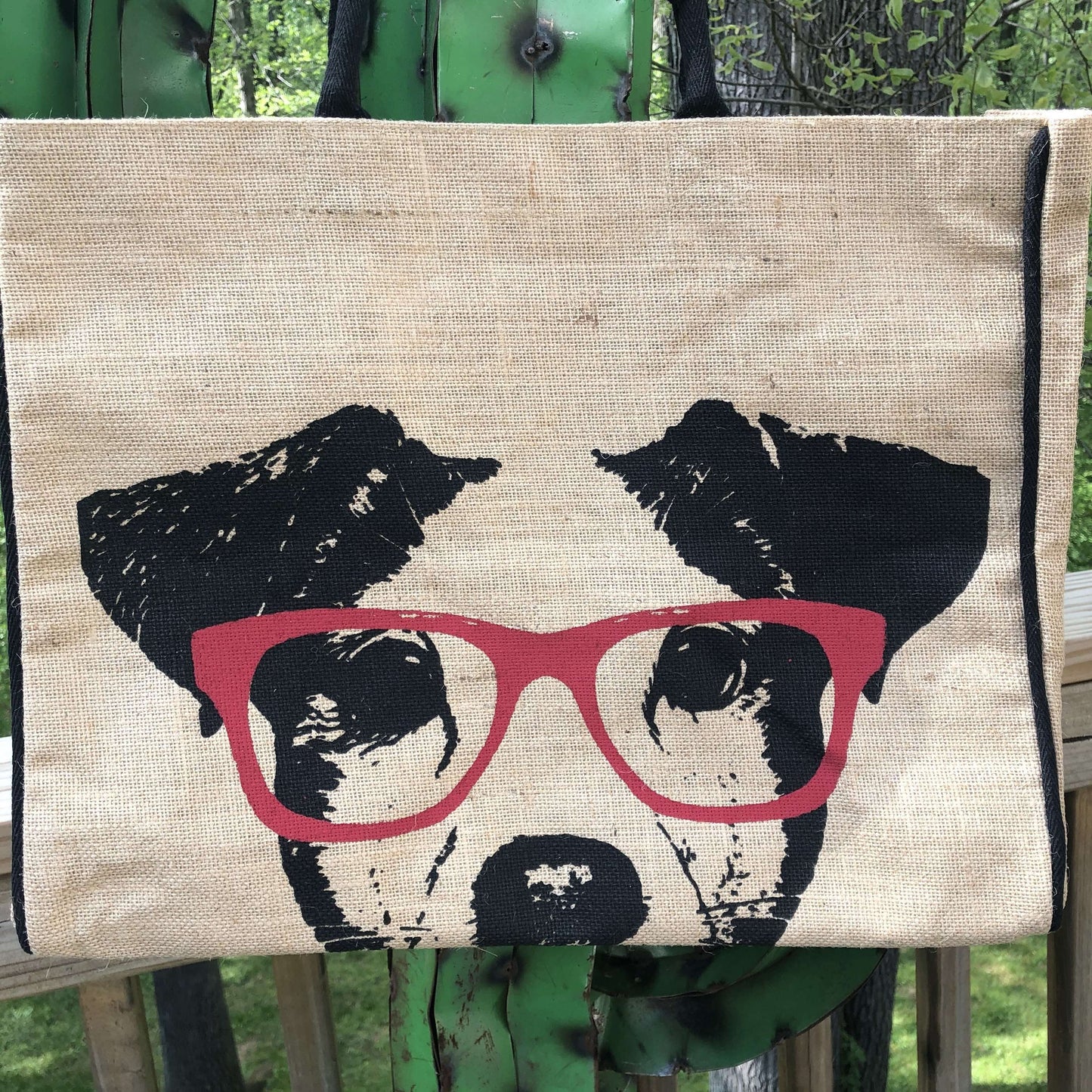 Adorable Cat, Dog & Sunflower Totes