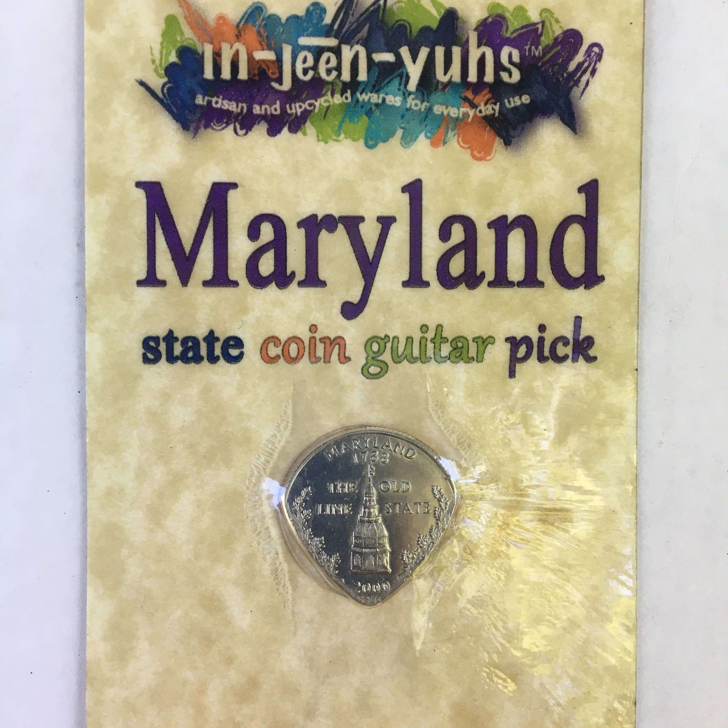 Repurposed Coin and Vinyl Album Guitar Picks