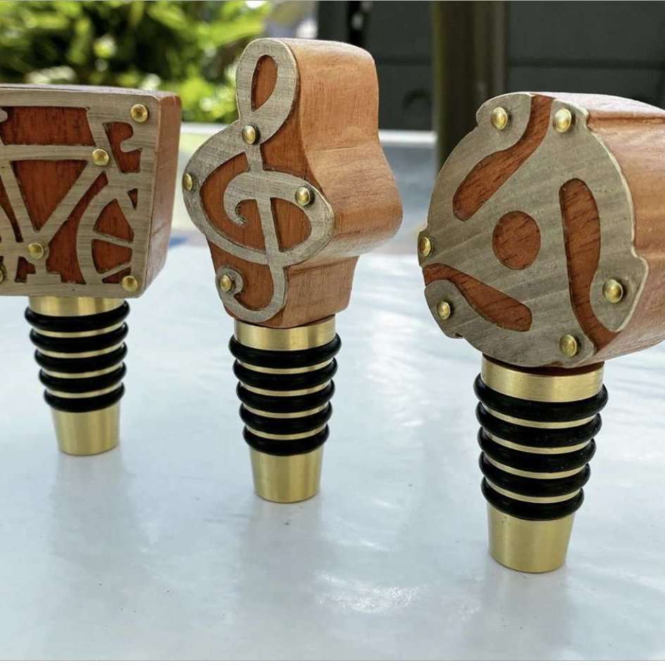 Whimsical Repurposed Whiskey/Wine Stoppers